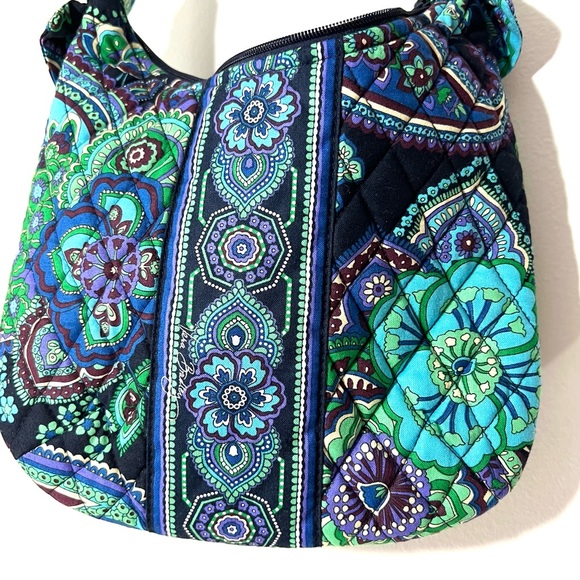 Vera Bradley Blue Rhapsody Hand Bag Floral Print - Picture 2 of 8